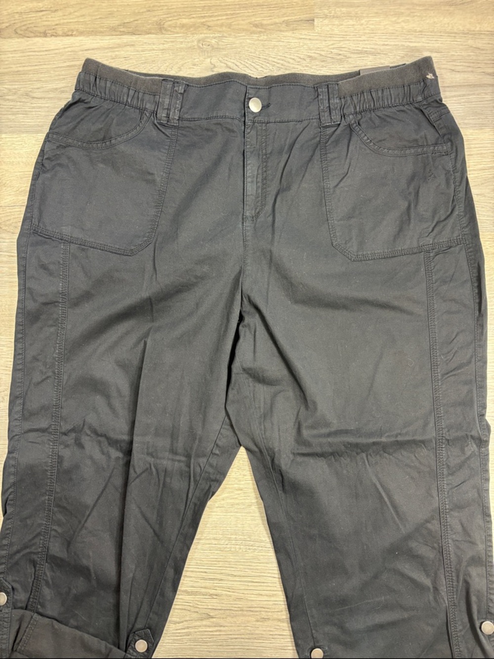 Lane Bryant Black Convertible Pants - 24 NWT - Picture 2 of 9